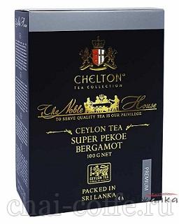 Чай Челтон Благородный дом черный с бергамотом 100 гр