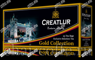 Чай Creatlur Gold Collection черная пачка пакетированый черный чай золотая коллекция