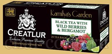 Чай Creatlur Kamiliya Garden черный Дикие ягоды и бергамот 25 пак.