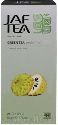 Чай Джаф зеленый Exotic fruit 25 пак.