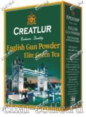Чай Creatlur English Gun Powder зеленая пачка листовой