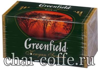 Чай Гринфилд в картонной пачке по 25 пакетиков