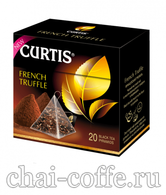 Чай Curtis Французский Трюфель черный чай в пирамидках