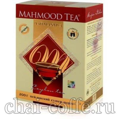 Чай Махмуд светлая пачка красная полоса черный чай