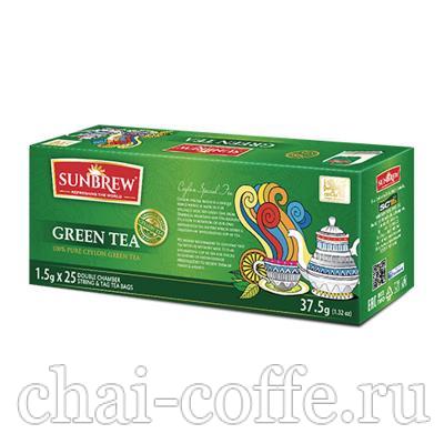Чай Sunbrew green tea 25 пак.х36
