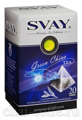 Чай зеленый Svay Green China 20 пак. китайский