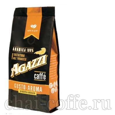 кофе AGAZZI GUSTO AROMA в зернах 200 гр*12