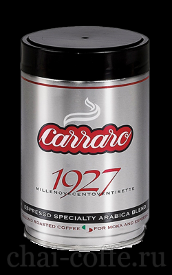 Кофе Carraro 1927 молотый 250 гр ж/б