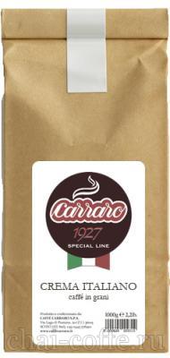 Кофе Carraro Crema Italiano зерно 1 кг