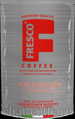 Кофе Фреско Доппио с молотым кофе в мягкой удобной упаковке