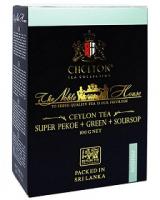 Чай Челтон Благородный Дом черный и зеленый  с саусепом 100 гр
