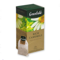 Чай Гринфилд с изображением ромашки