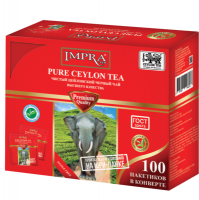 Чай Импра Красная пачка 90 гр крупный лист